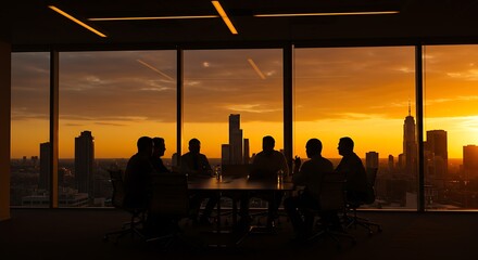 teamwork concept with the executives of a company who discuss the strategy to be taken and seek solutions during brainstorming.