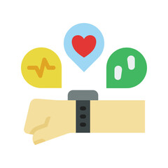 Smartwatch icon vector flat