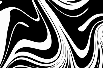 Dynamic abstract swirl pattern created with fluid shapes