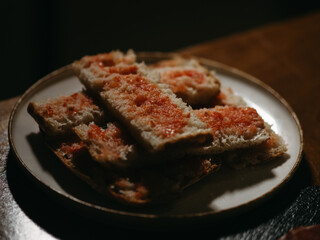 Bread with tomato