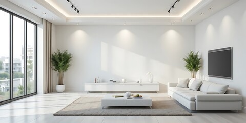 Modern Minimalist Living Room Interior Design