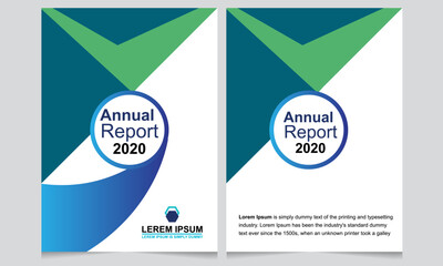 modern Annual Report Brochure Template
