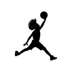 silhouette of a player