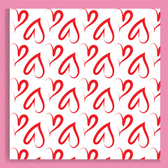 Hearts Seamless Pattern vector