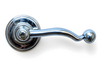 Obraz premium A close up of a door handle on a door