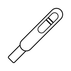 Positive Pregnancy or Ovulation Test outline icon symbol