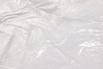 Plastic wihite background. Top view.