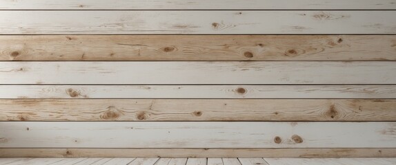 Obraz premium Wooden planks natural rustic wood texture background for interior design mockup