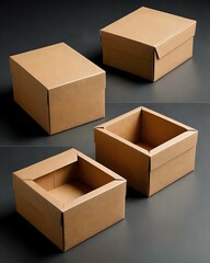 Fototapeta premium Express your creativity! This plain clothes box is a perfect blank canvas to decorate according to your taste. Add labels, images, or other decorations to create a unique and personal look