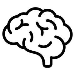 Brain Icons For Design Elements 