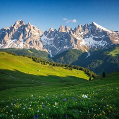 Obraz premium mountain landscape in summer