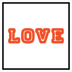 Realistic 3D Fur Effect Love text.