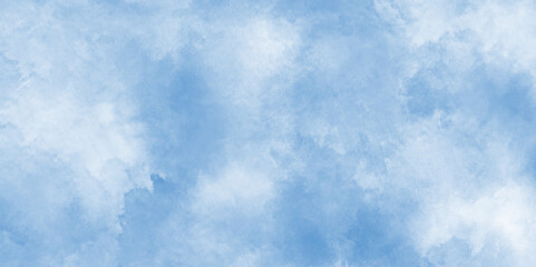 cloudy and soft sky blue blurred and grainy Blue powder explosion,Hand painted abstract soft sky blue watercolor sky and clouds,Background with clouds on blue sky.