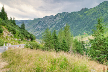 landscape with mountains