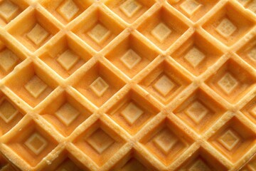 Waffle Texture Close-Up