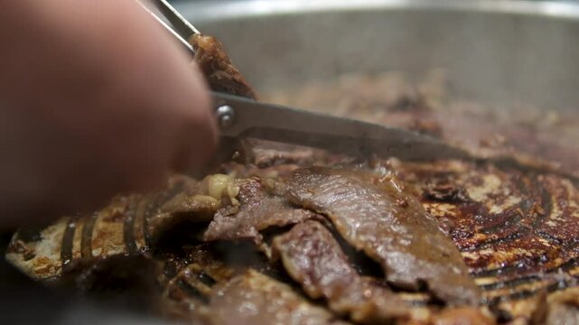 grilled bacon strips capture essence of sizzling goodness, ready to be devoured. Grilling pork bacon slices, closeup. Classic, smoky and crispy bacon.