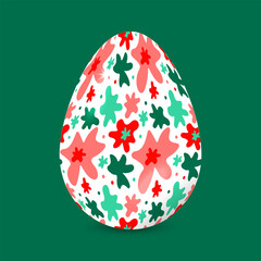 Colorful Easter Egg. Vector illustration of colorful easter egg, eps10