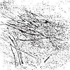 Scratched Grunge Urban Background Texture Vector. Dust Overlay Distress Grainy Grungy Effect. Distressed Backdrop Vector Illustration. Isolated Black on White Background. EPS 10.