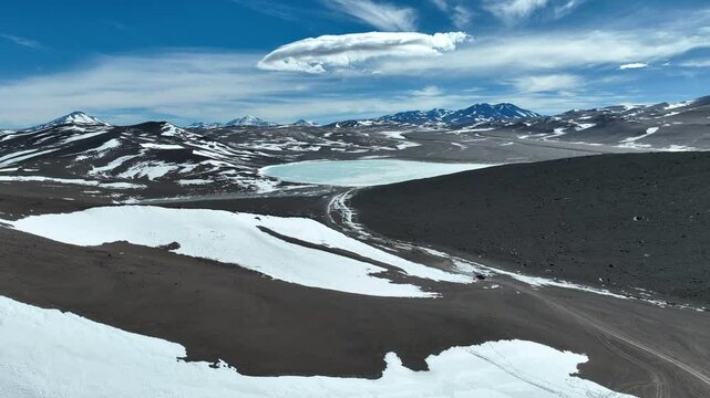 Vuelo de Dron en Balc&oacute;n del Piscis, Catamarca, Argentina, Cordillera de los Andes