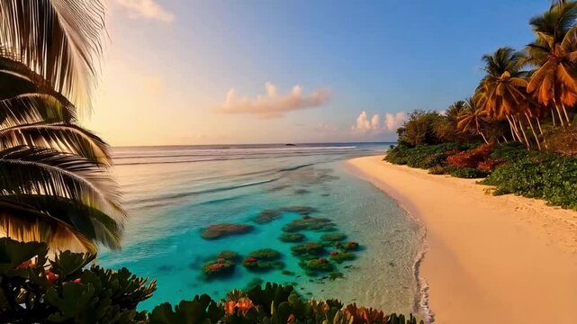 dream beach in French Polynesia