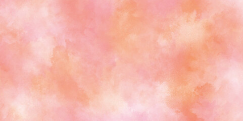 Abstract background yellow wall grunge watercolor drawing on a paper.orange red fiery golden brown black abstract background for design,beautiful watercolor background for your design, 