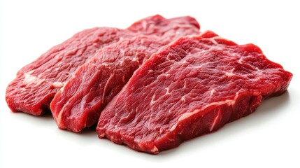Fresh Raw Beef Slices Perfect for Cooking and Culinary Delights