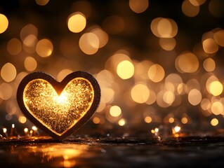 heart shaped candles