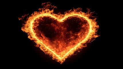 heart in fire