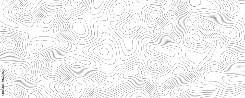 Poster topographic map background concept, monochrome abstract white topographic background. vector contour