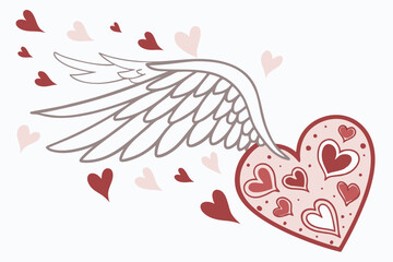 heart with wings
