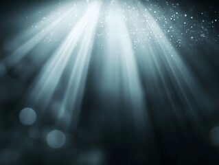 abstract blue background with rays