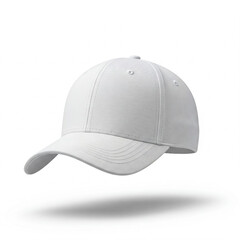 Fototapeta premium Blank weißes basecap vor weißem Hintergrund hollow man Fotografie