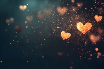 red heart background