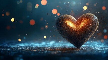 Fototapeta premium heart of stars