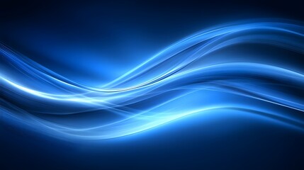 Fototapeta premium abstract blue wave background