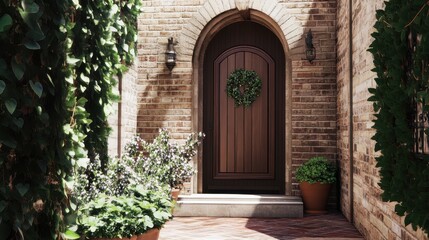 entrance to the church