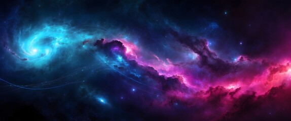 Fototapeta premium Abstract Waves Colorful Light Streaks Background, Abstract digital wave background Information technology background