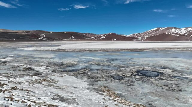 Vuelo de Dron en Balc&oacute;n del Piscis, Catamarca, Argentina, Cordillera de los Andes
