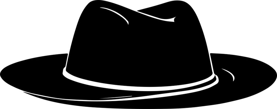 recommend clip art: Western cowboy hat silhouette icon