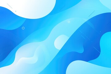 Abstract blue wave design, flowing shapes, white background, website banner