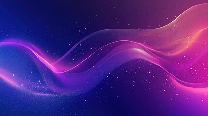Abstract Purple Pink Wave Background Design