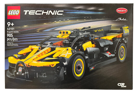 Bugatti bolide Lego set.