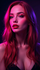 Beautiful redheaded woman