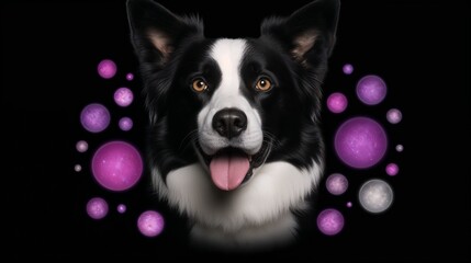  Portrait of a dog with a warm and expressive gaze, a heartwarming and loyal companion