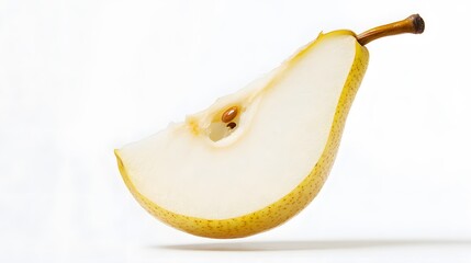 Falling Pear slice, Cutout.