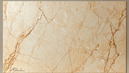 Fototapeta premium Beige Marble Texture with Intricate Veining Pattern