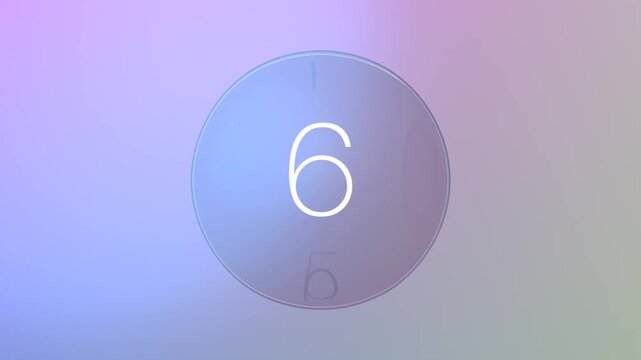 Counting to ten with a fun bubble expanding as you count. Good for education or relaxation