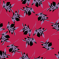 Seamless floral wallpaper pattern design