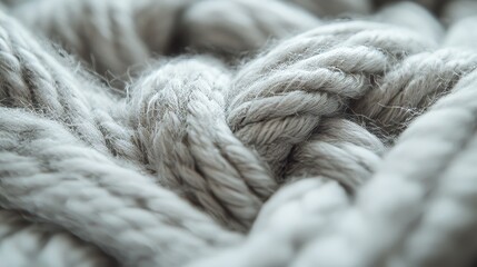 Fototapeta premium Soft cozy gray cashmere knit fabric close-up
