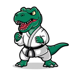 dinosaur boxer vector